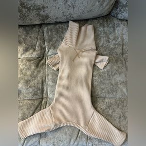 The Furryfolks Soft Ribbed Jumpsuit (Size Large)